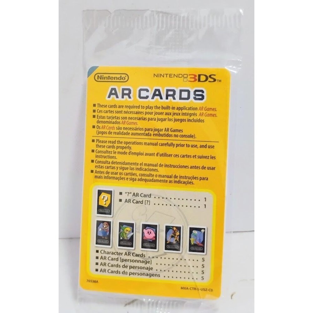 NINTENDO 3DS OFFICIAL OEM AR CARD PACK NEW SEALED